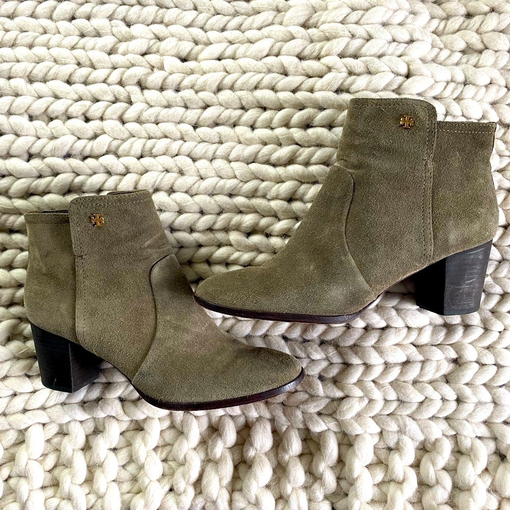 Tory Burch Sabe Suede Booties View 2